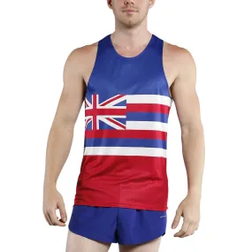 Men's Printed Singlet- Hawaii