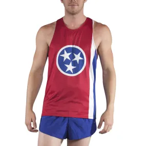 Men's Printed Singlet- Tennessee