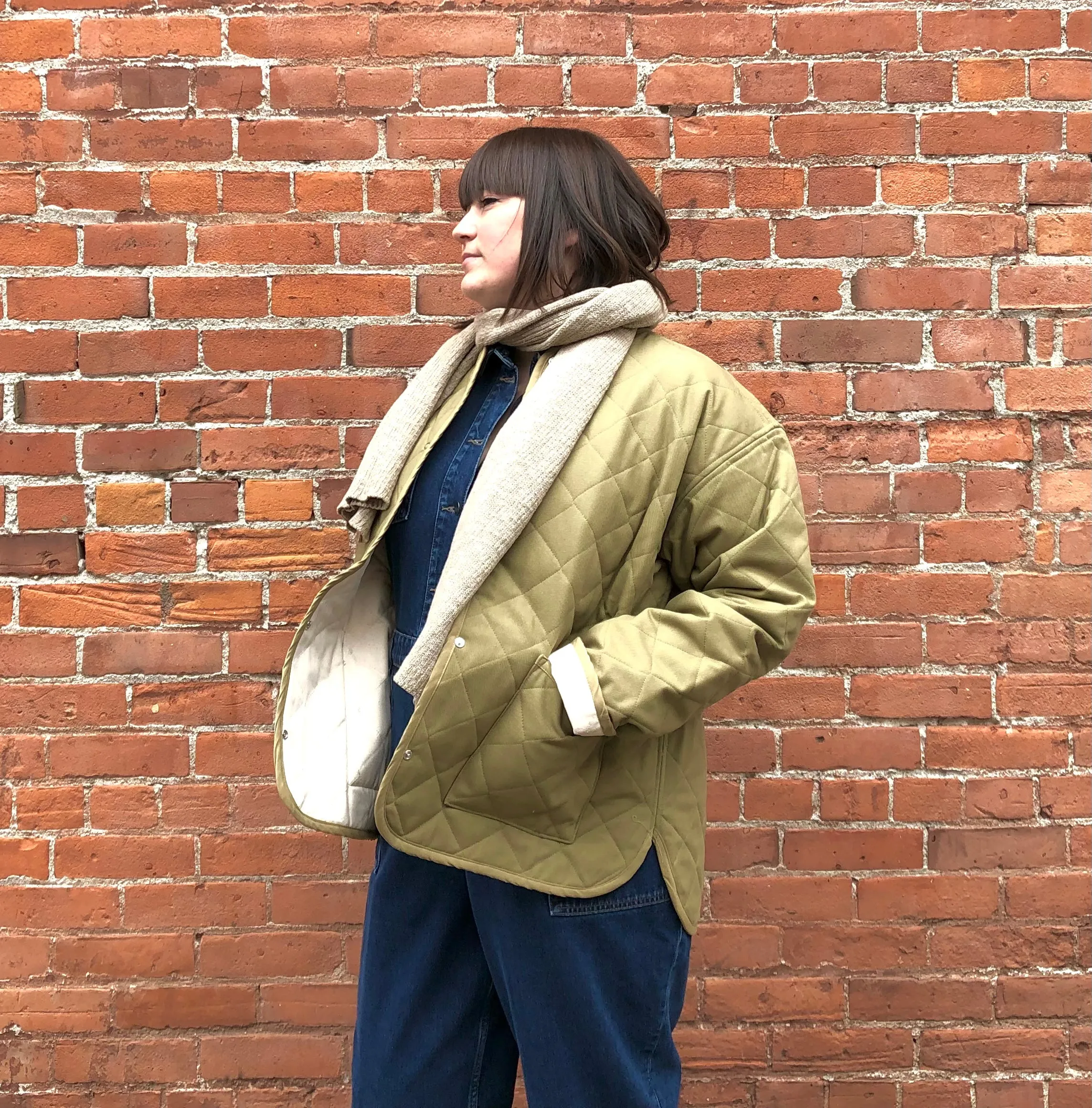 Milo Coat in Sage