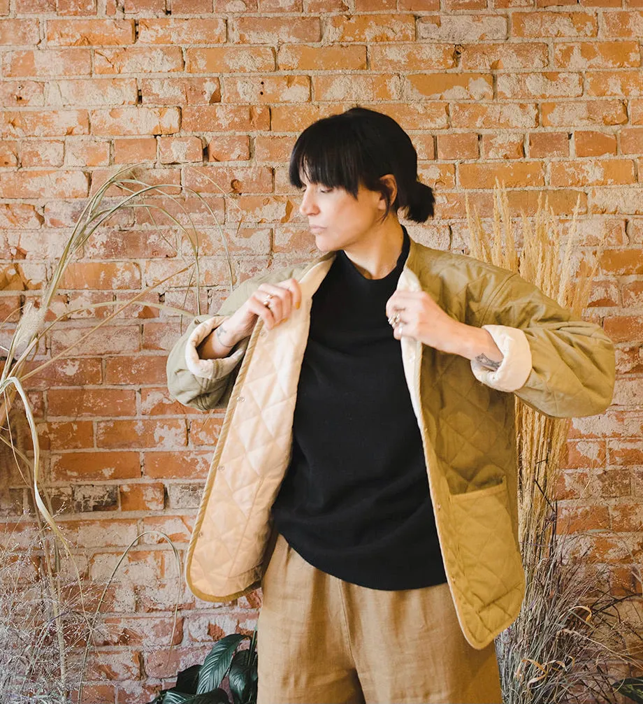 Milo Coat in Sage