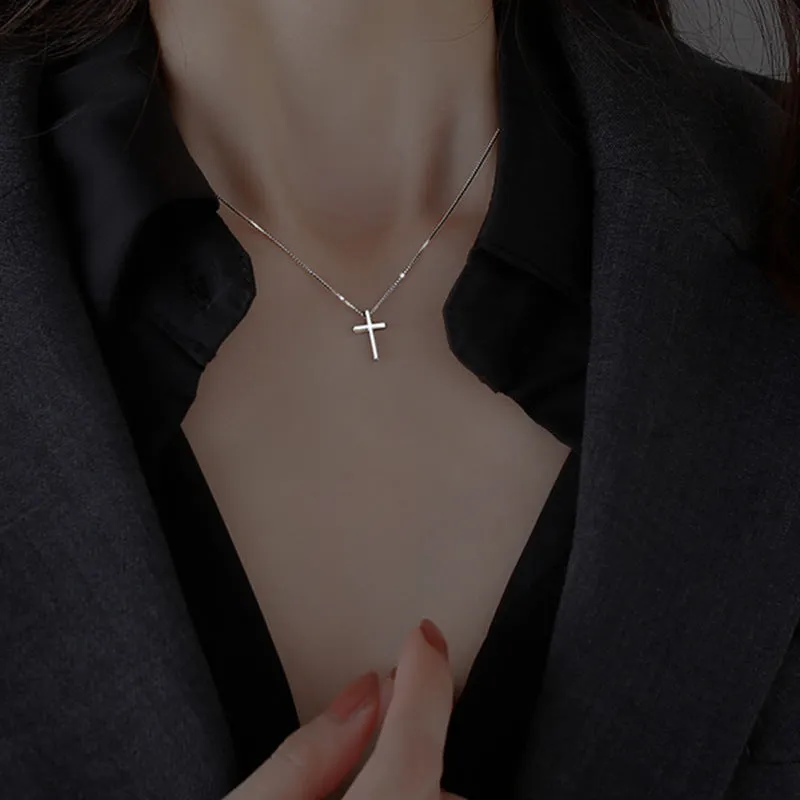 Minimalist and Stylish Cross Necklace - Christian Jewelry - Christian Gift