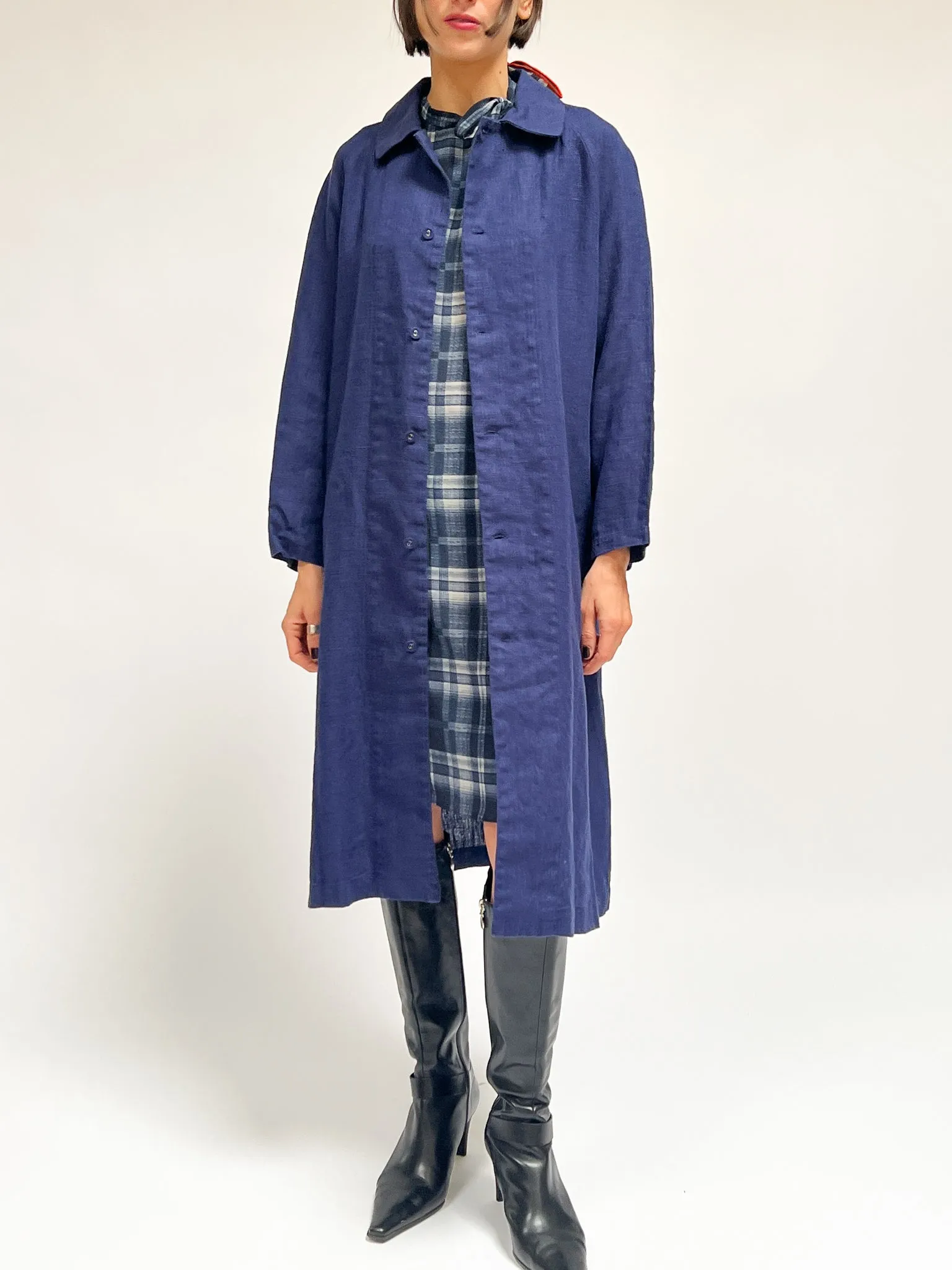 Mirthe Coat - Blue Violet