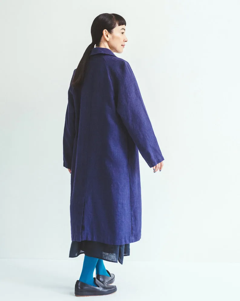 Mirthe Coat - Blue Violet