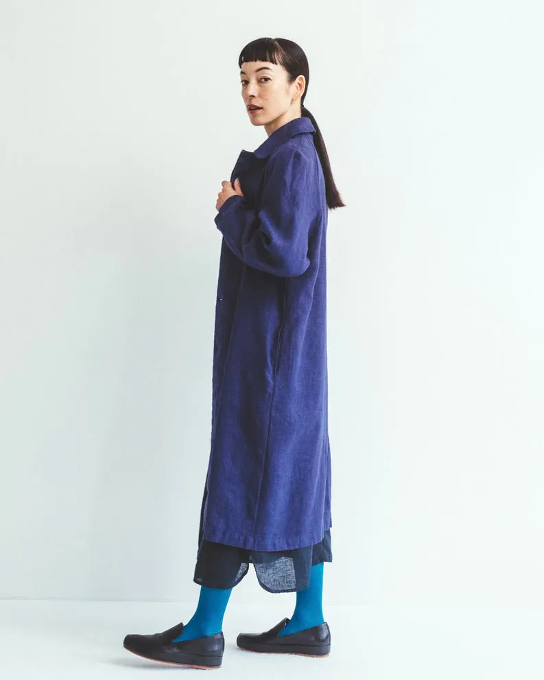 Mirthe Coat - Blue Violet