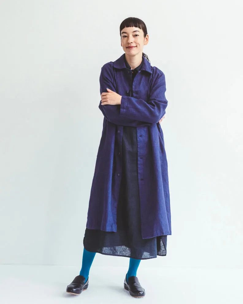 Mirthe Coat - Blue Violet