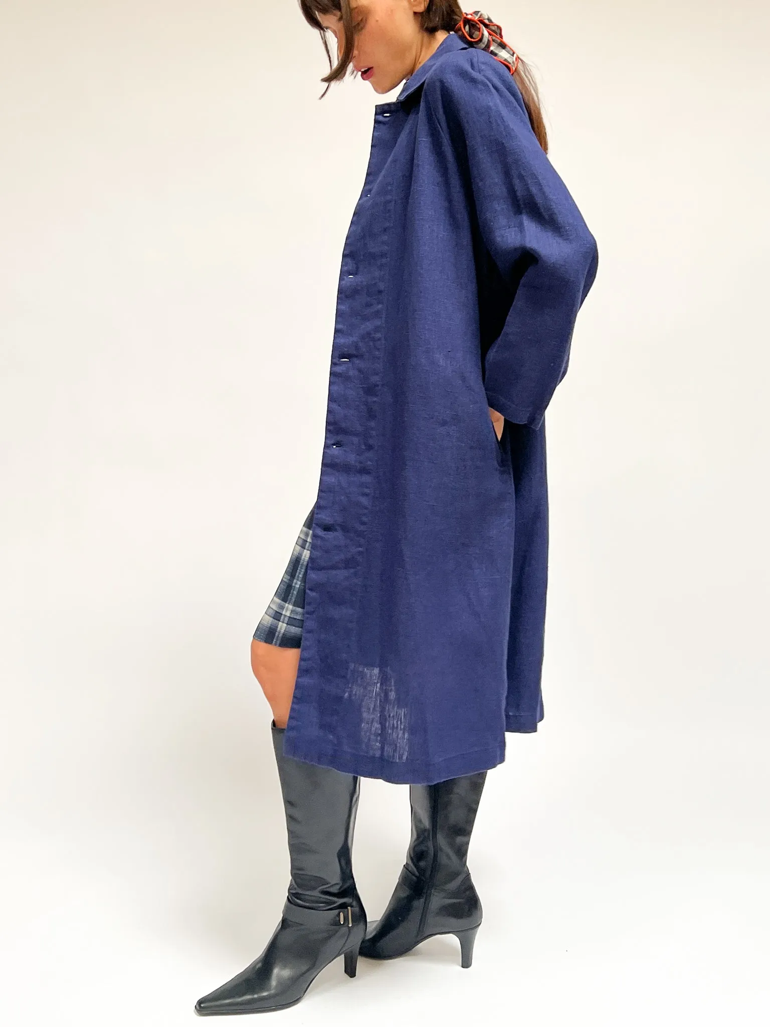 Mirthe Coat - Blue Violet