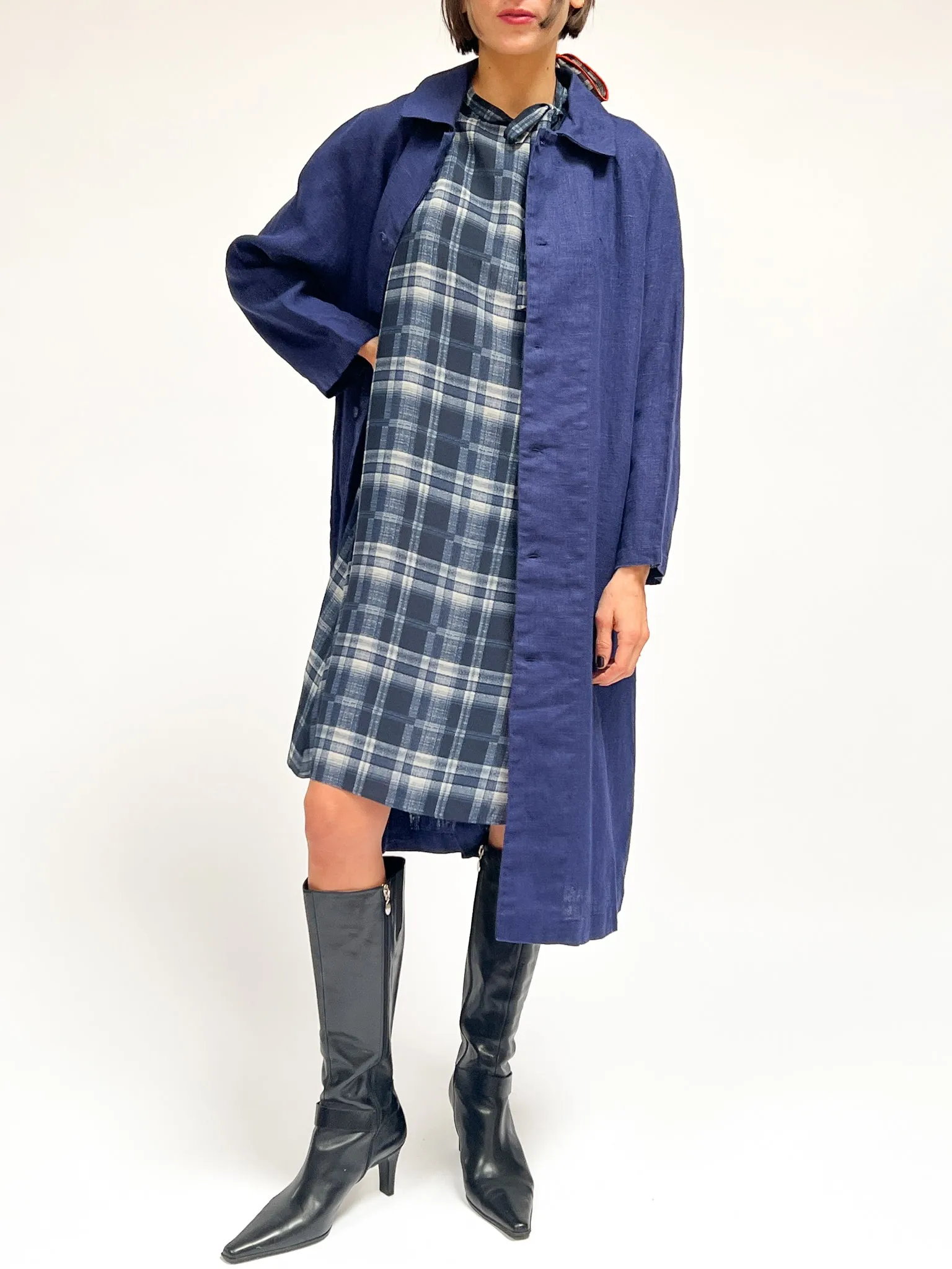 Mirthe Coat - Blue Violet