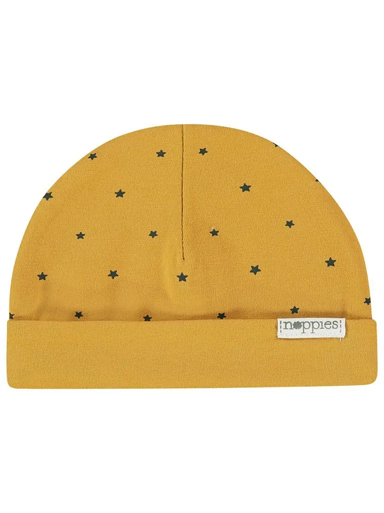 Mustard Star Hat - Reversible