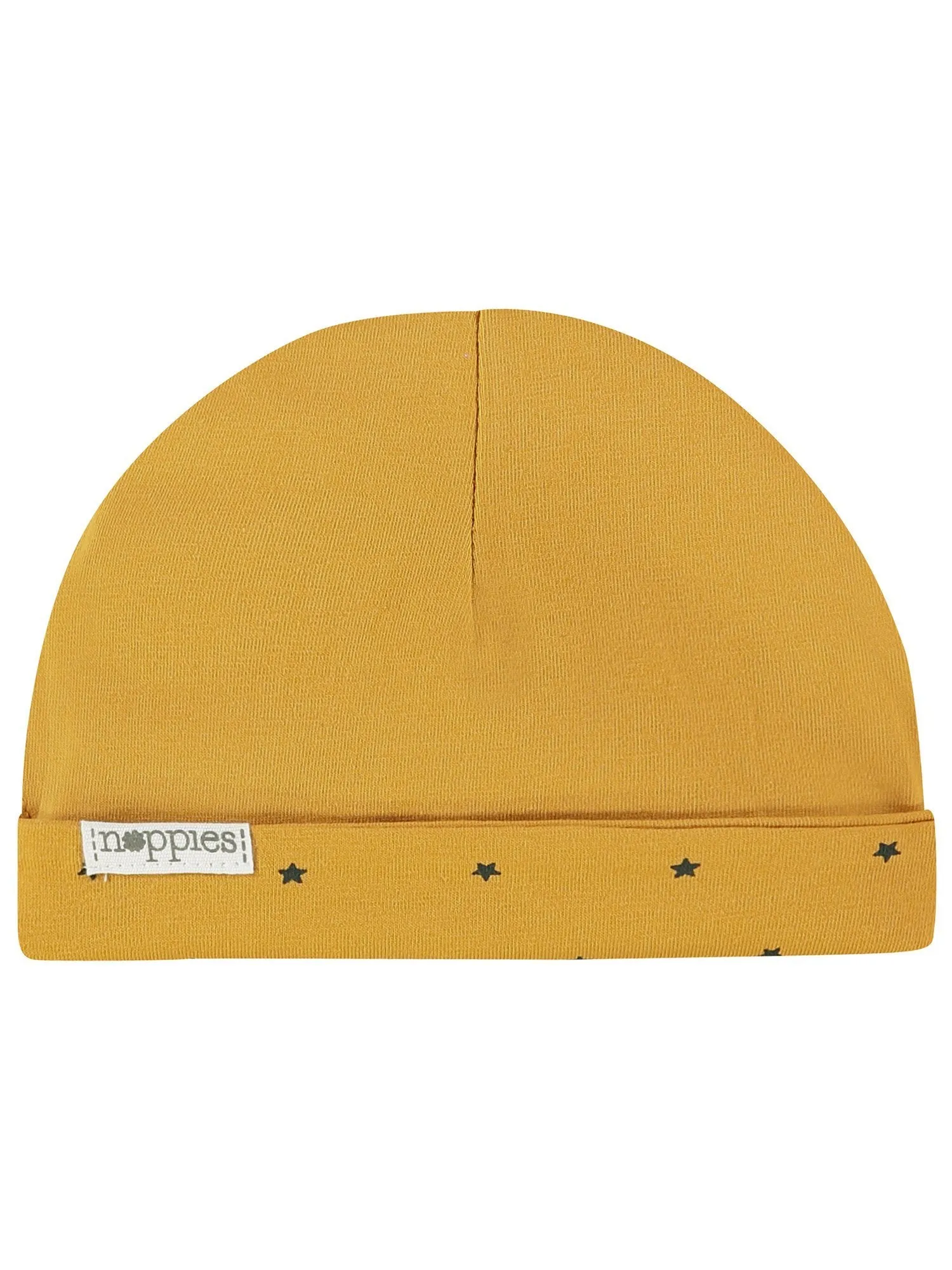 Mustard Star Hat - Reversible