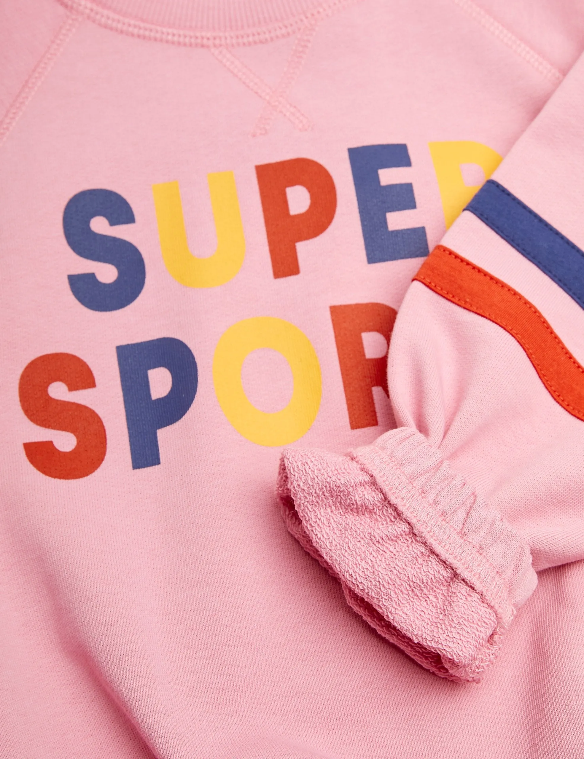 NEW Mini Rodini | Super sporty sp sweatshirt Pink