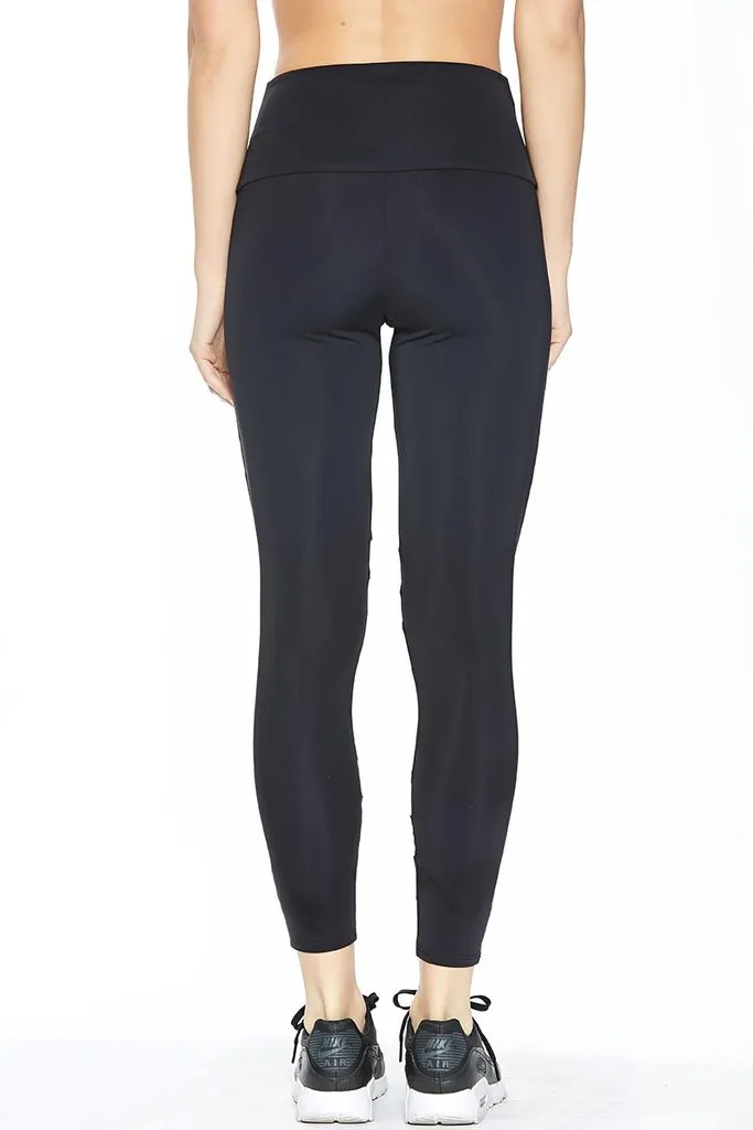 Onzie High Rise Sporty Mesh Legging Black