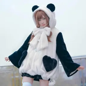 Panda Plush Coat