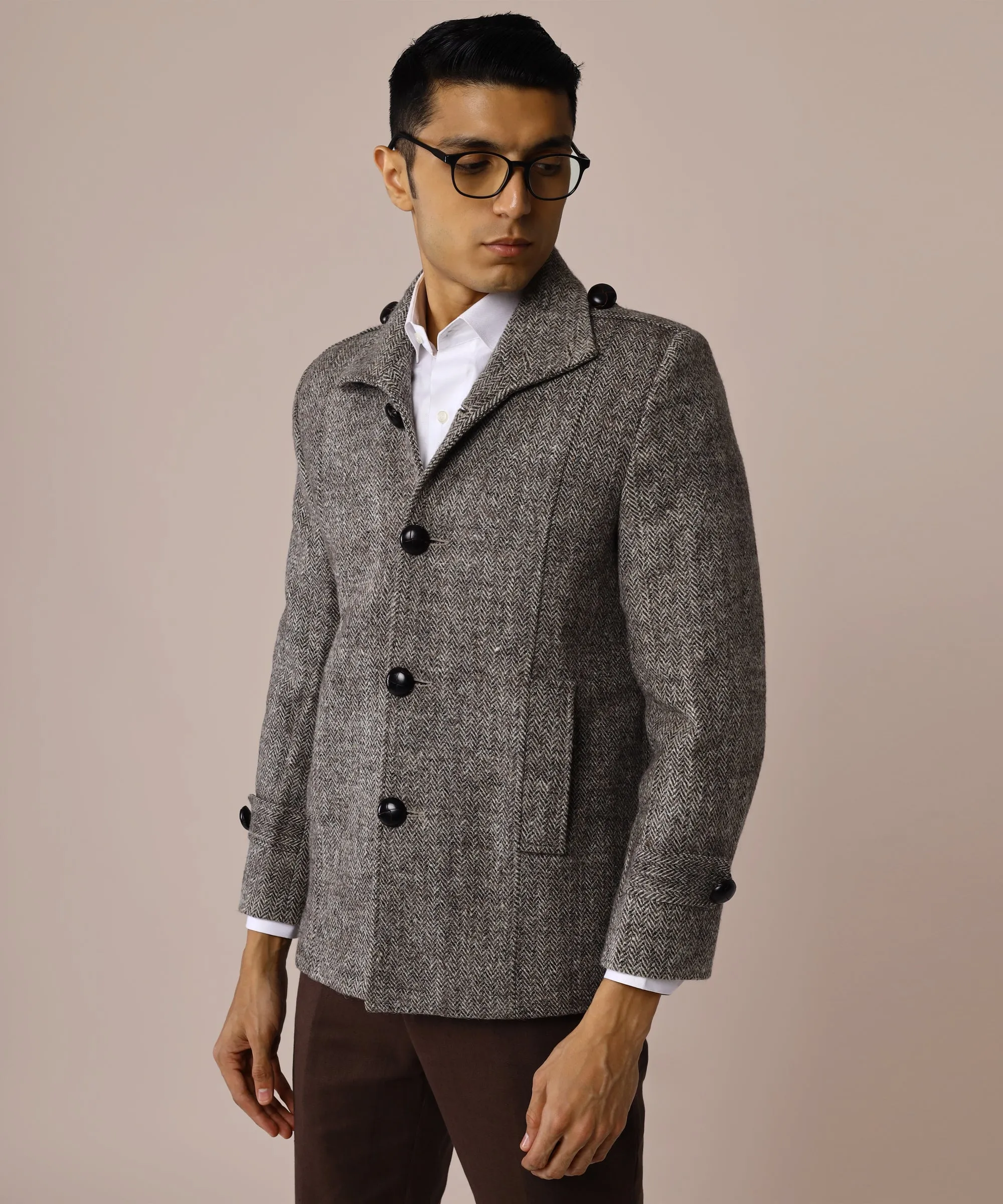 Pebble Balmacaan Coat