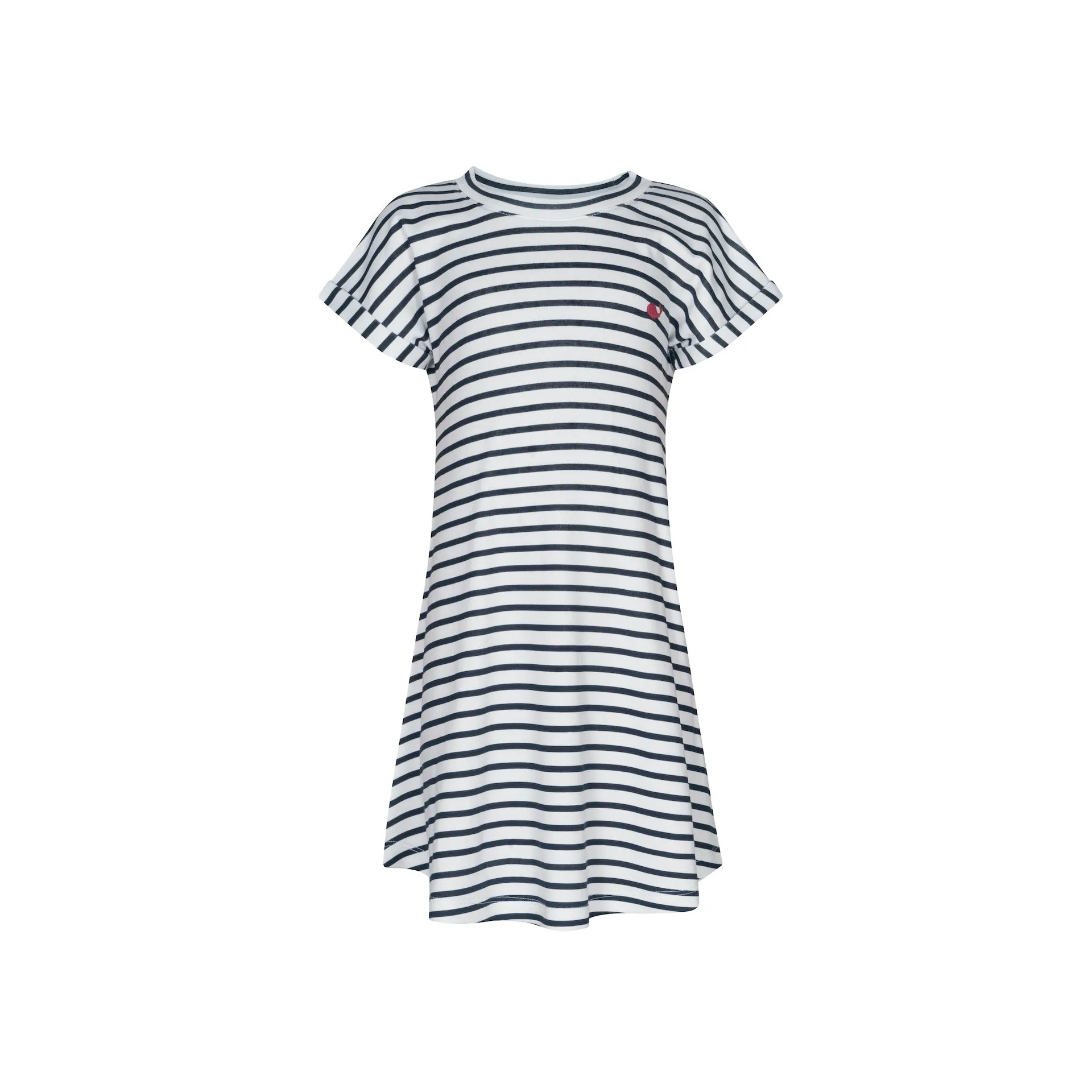 Pima Cotton Striped Dress