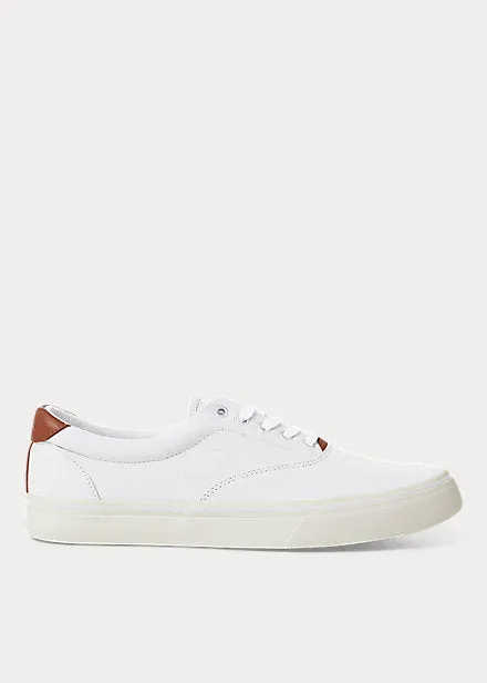 Polo Ralph Lauren - Thornton Canvas LowTop Sneakers - White