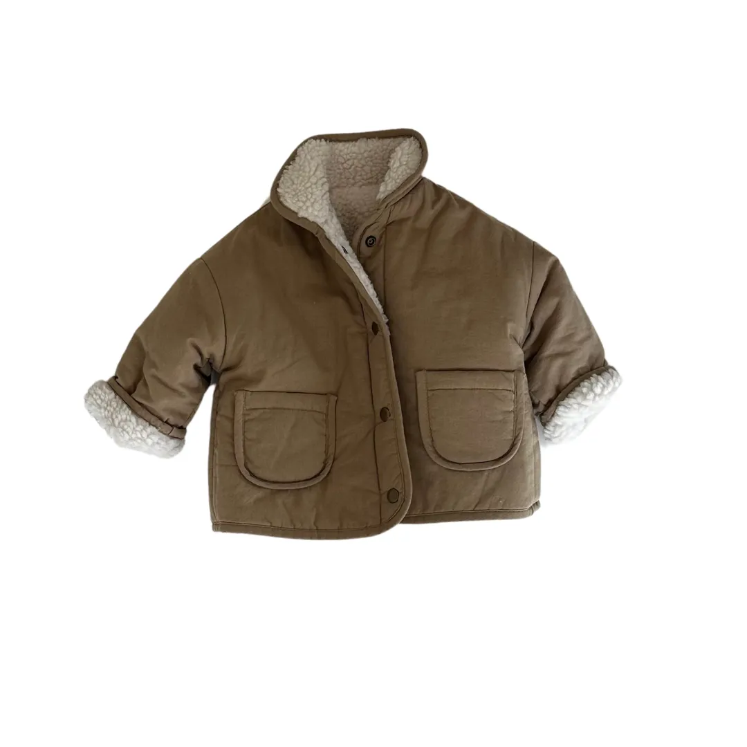 Pre-Order Exclusive: Luxurious Tan Reversible Teddy Coat