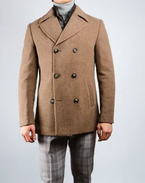 Preston Heathered Tonal Stripe DB Coat