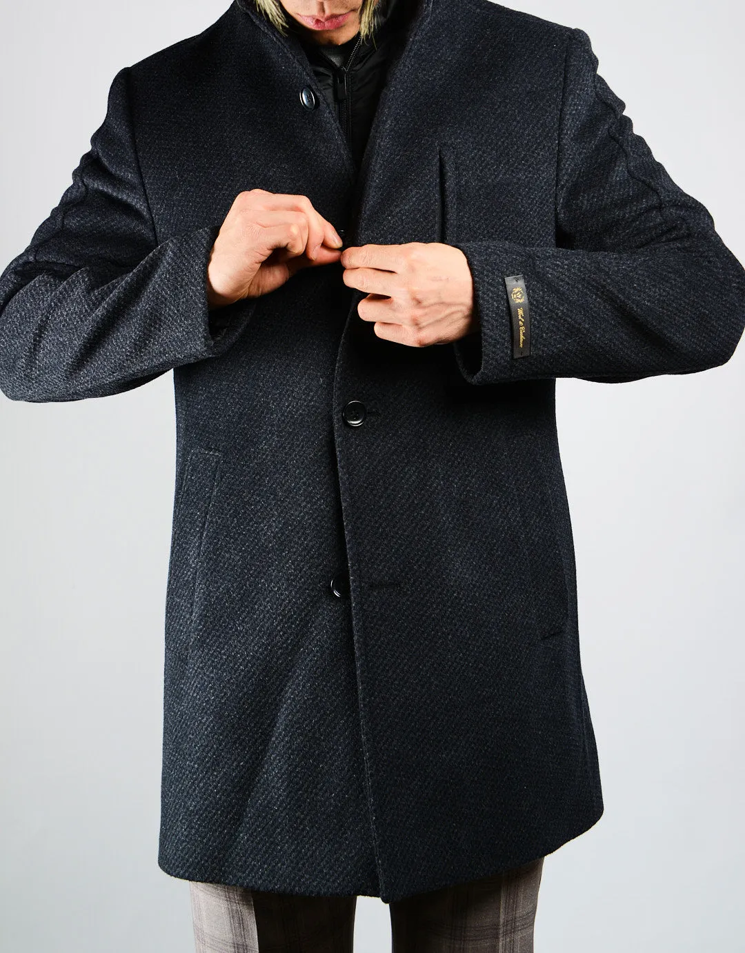 Preston Tweed Cadet Collar Coat