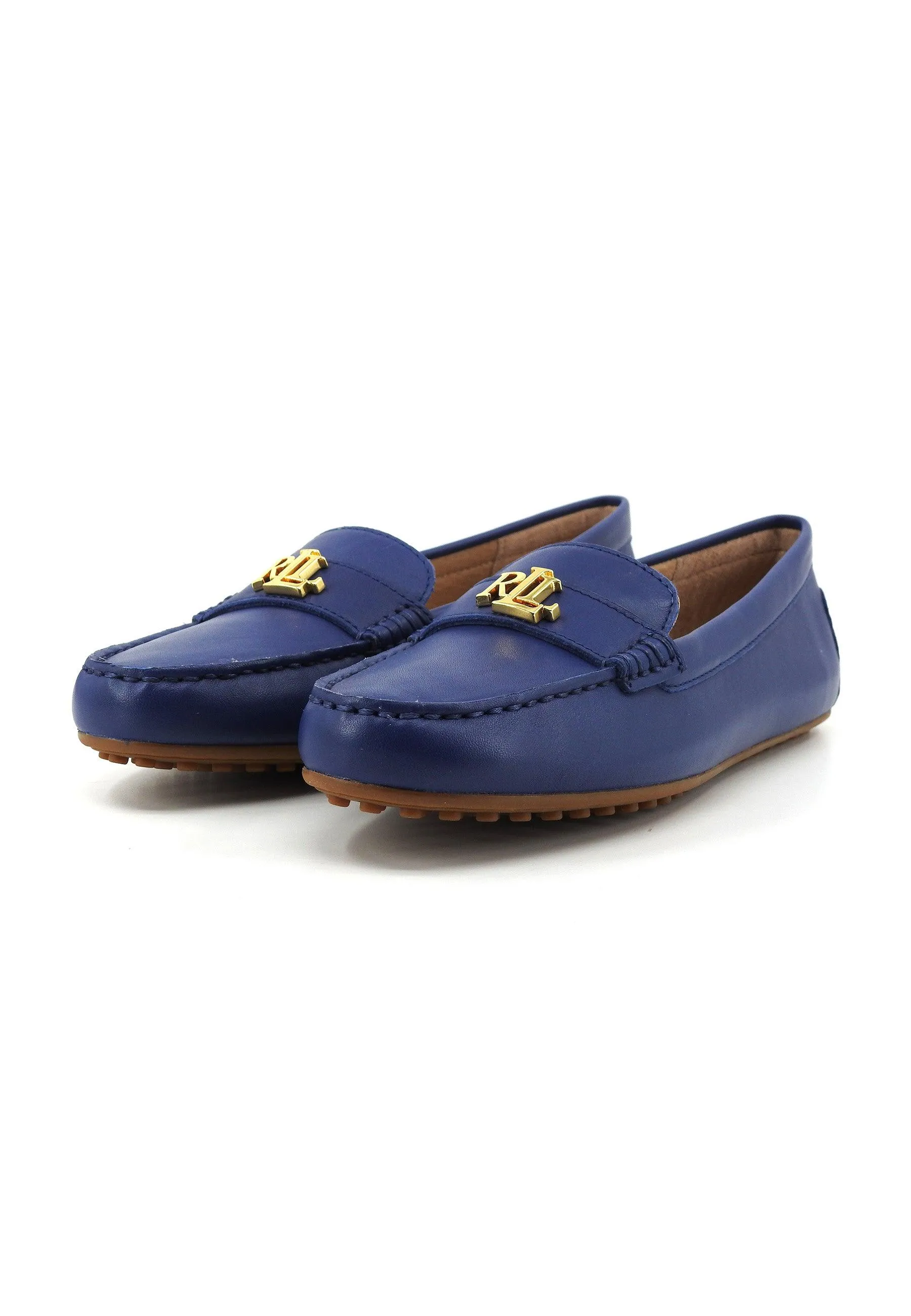 RALPH LAUREN Mocassino Donna Indigo Blu 802852847016