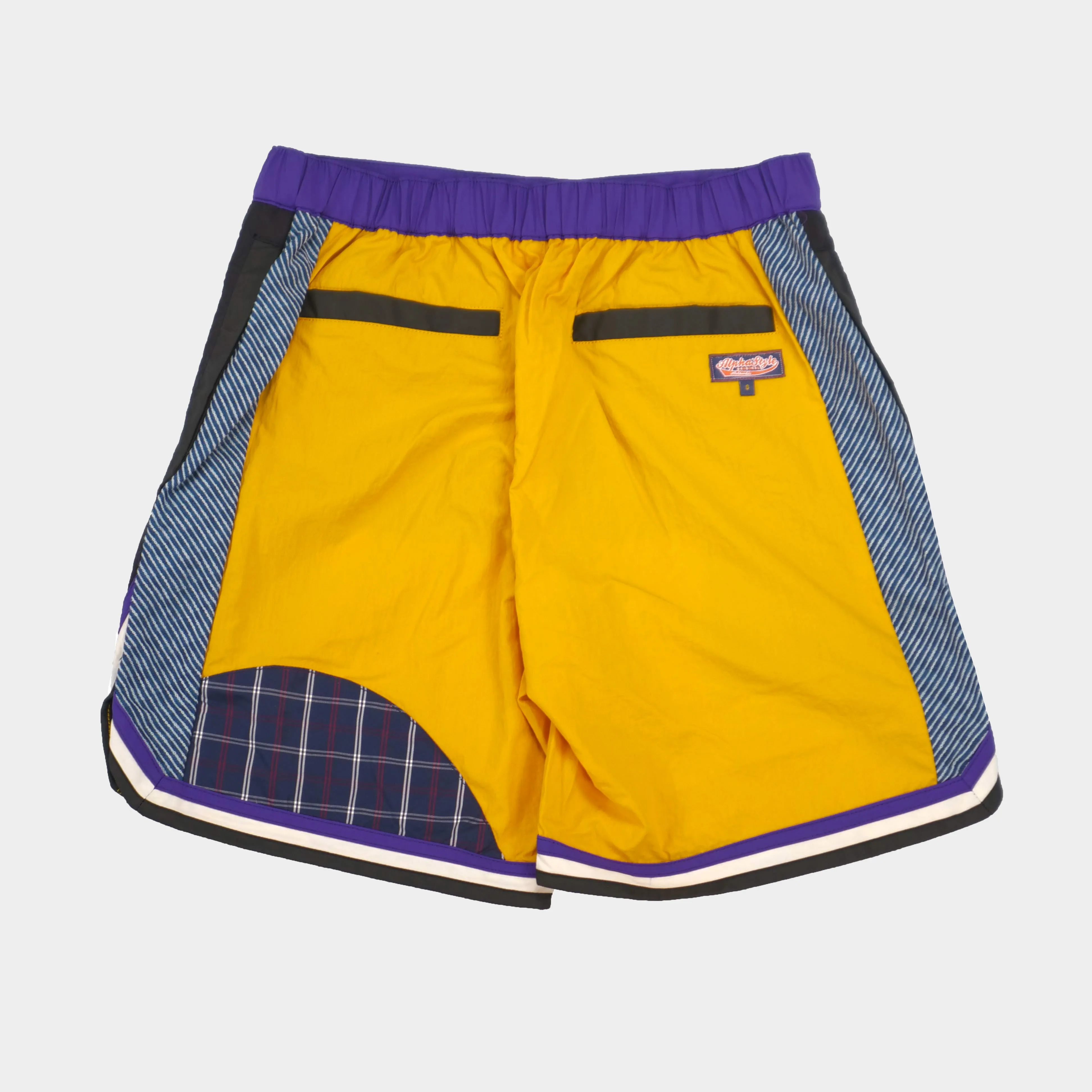 SCOTTIE STRIPED SHORTS GOLD