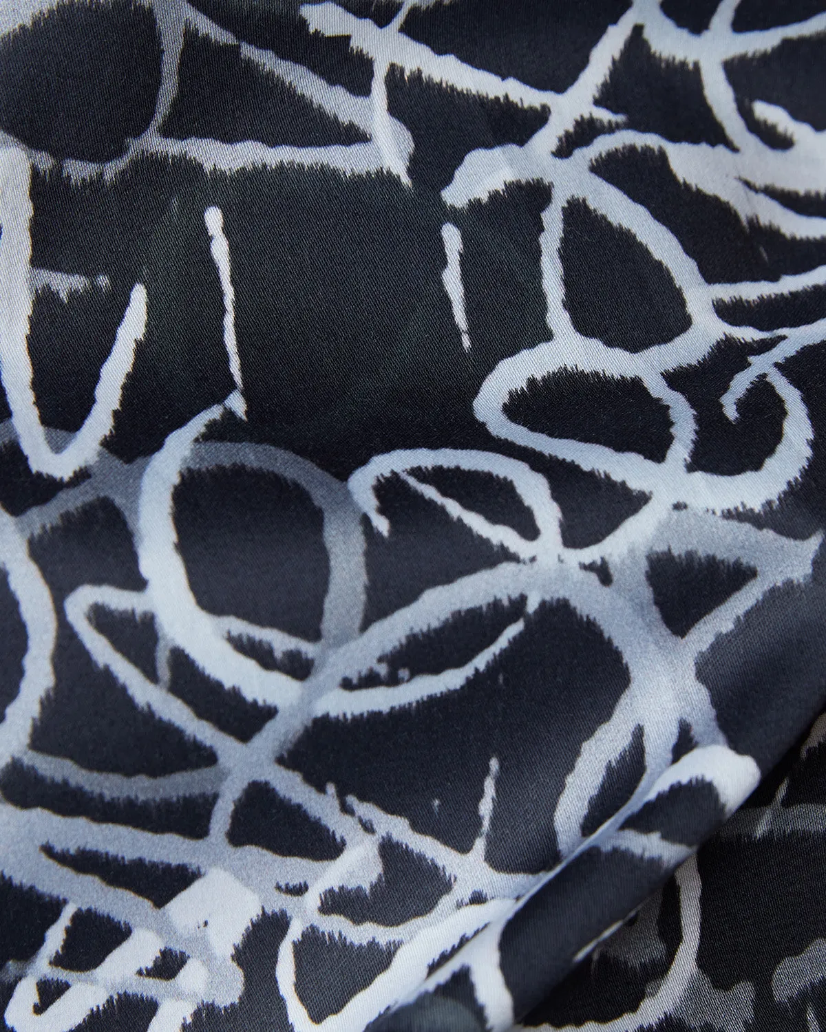 Scribble Printed Shirt - Black