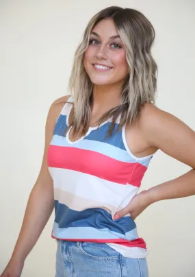 Serendipity Striped Tank Top