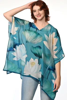 Sevya Kamala poncho, sheer