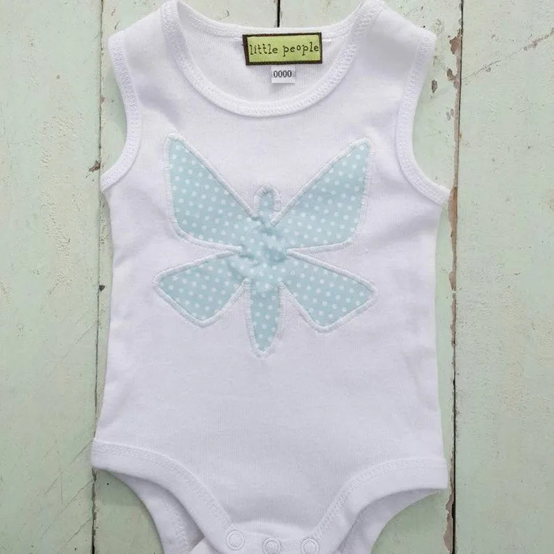 Sleeveless Bodysuit - Butterfly