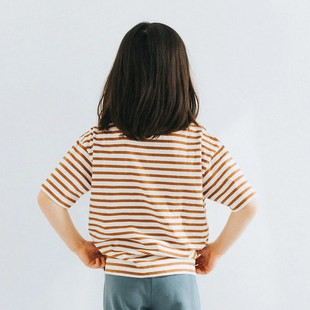 Striped Boxy Tee