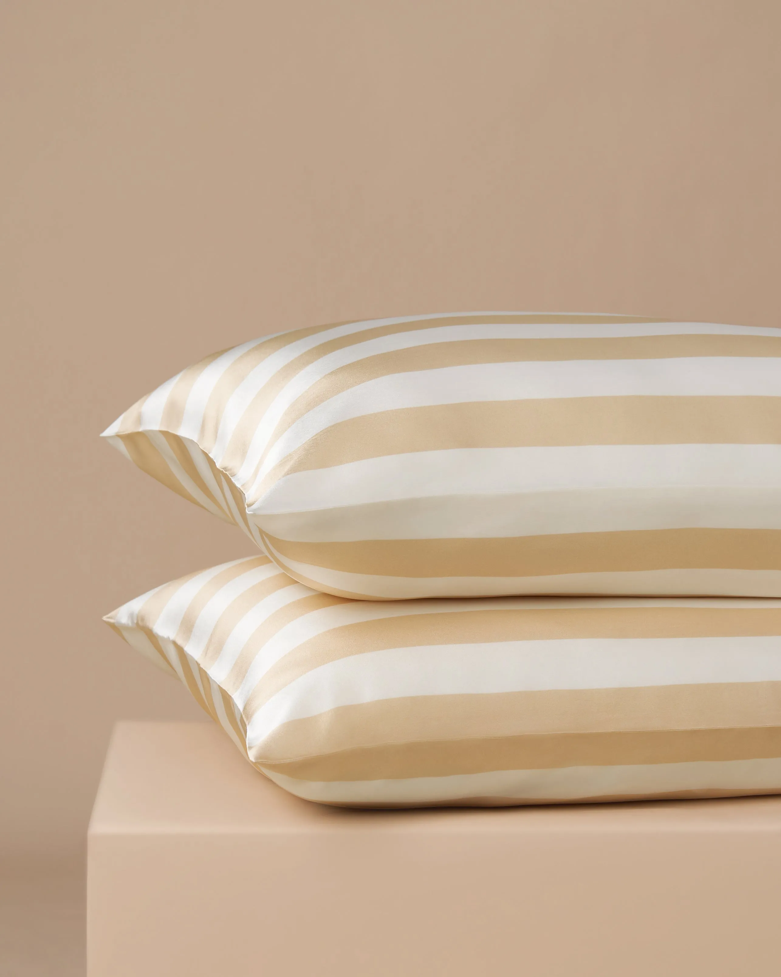 Striped Silk Pillowcase