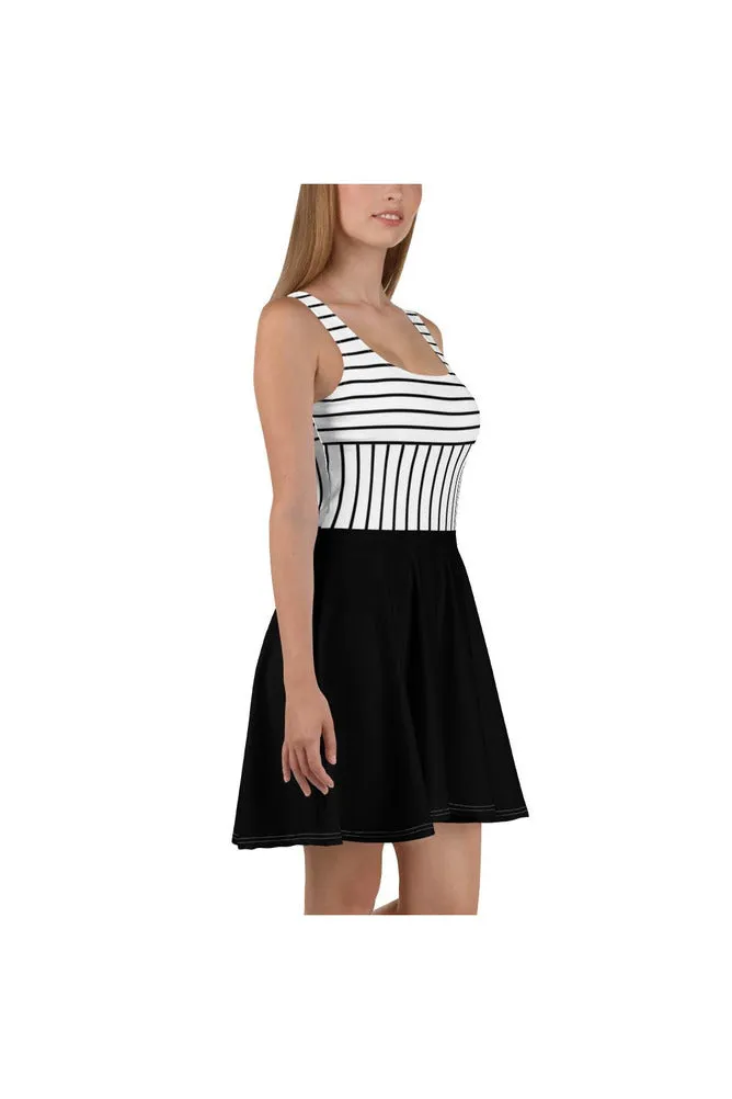 Striped Skater Dress