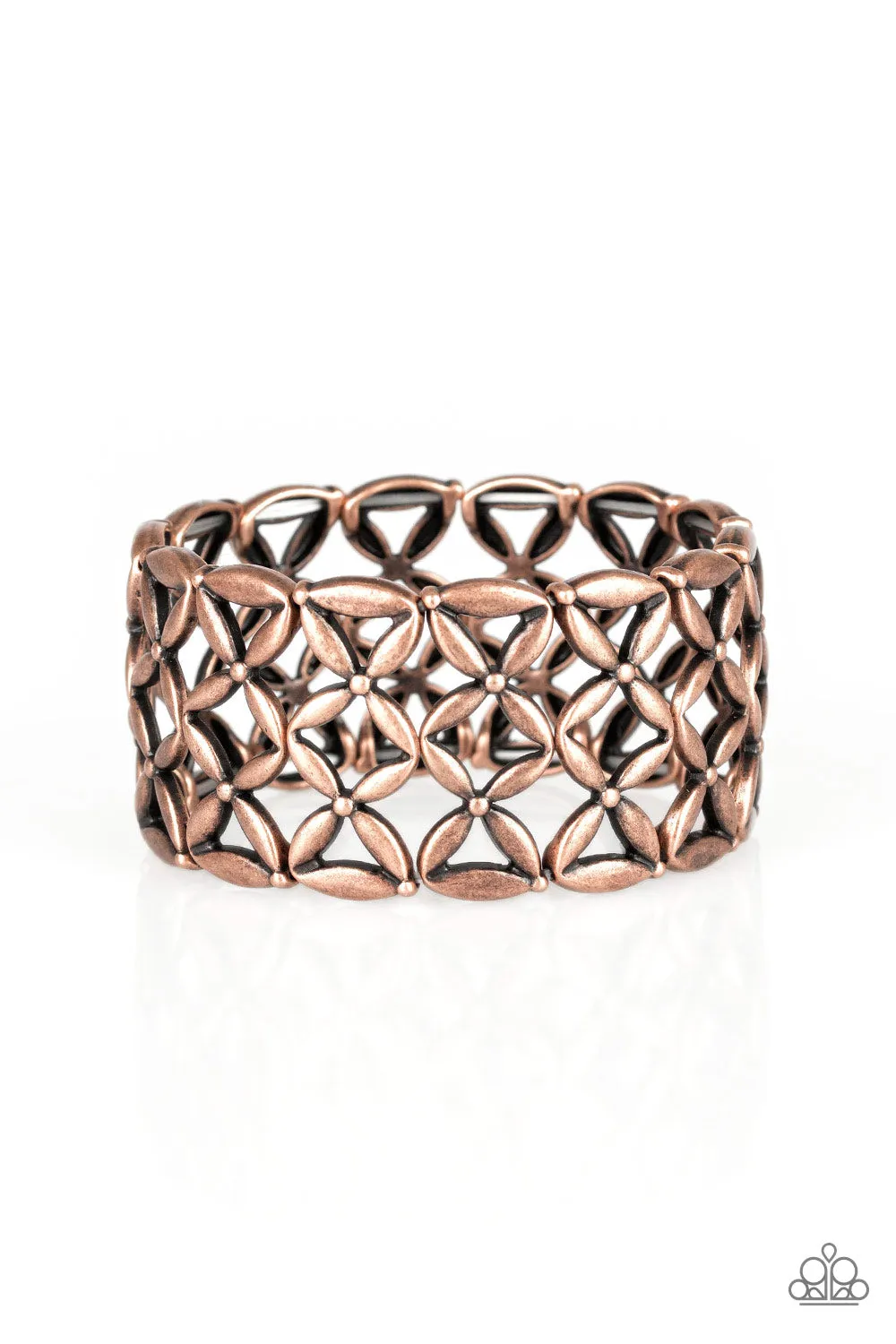 The Big BLOOM - Copper Paparazzi Bracelet