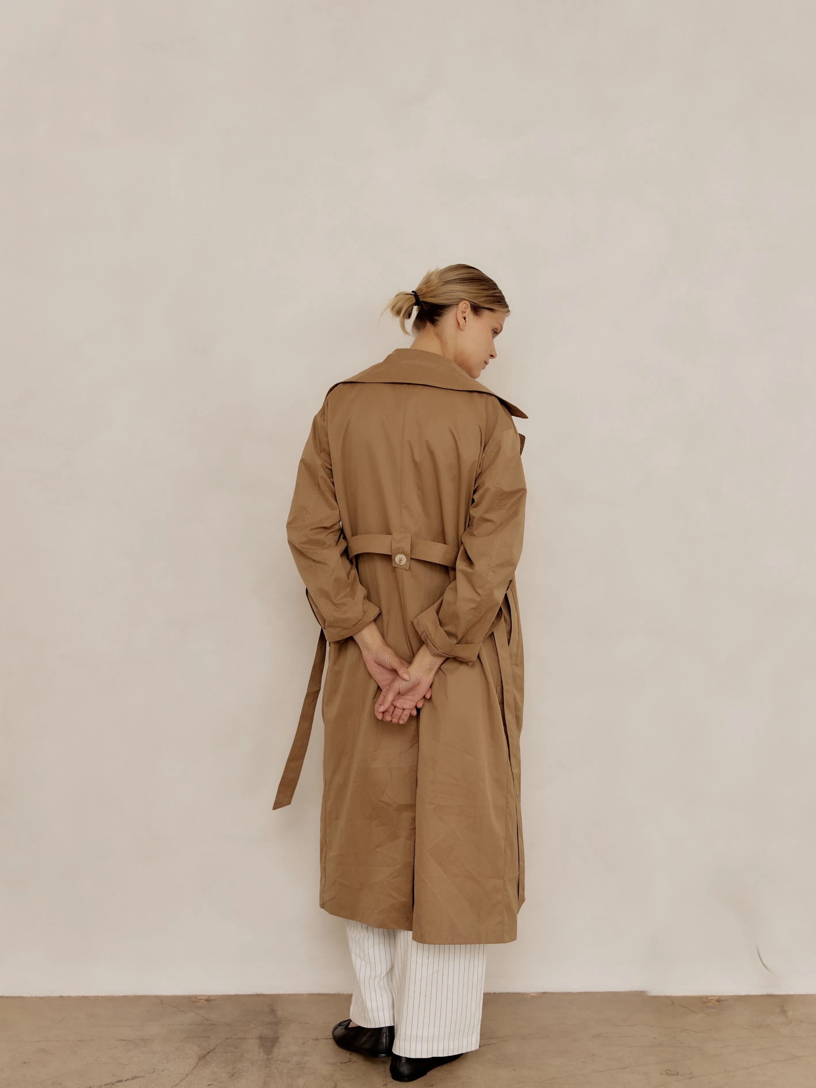 The Janie Coat in Khaki