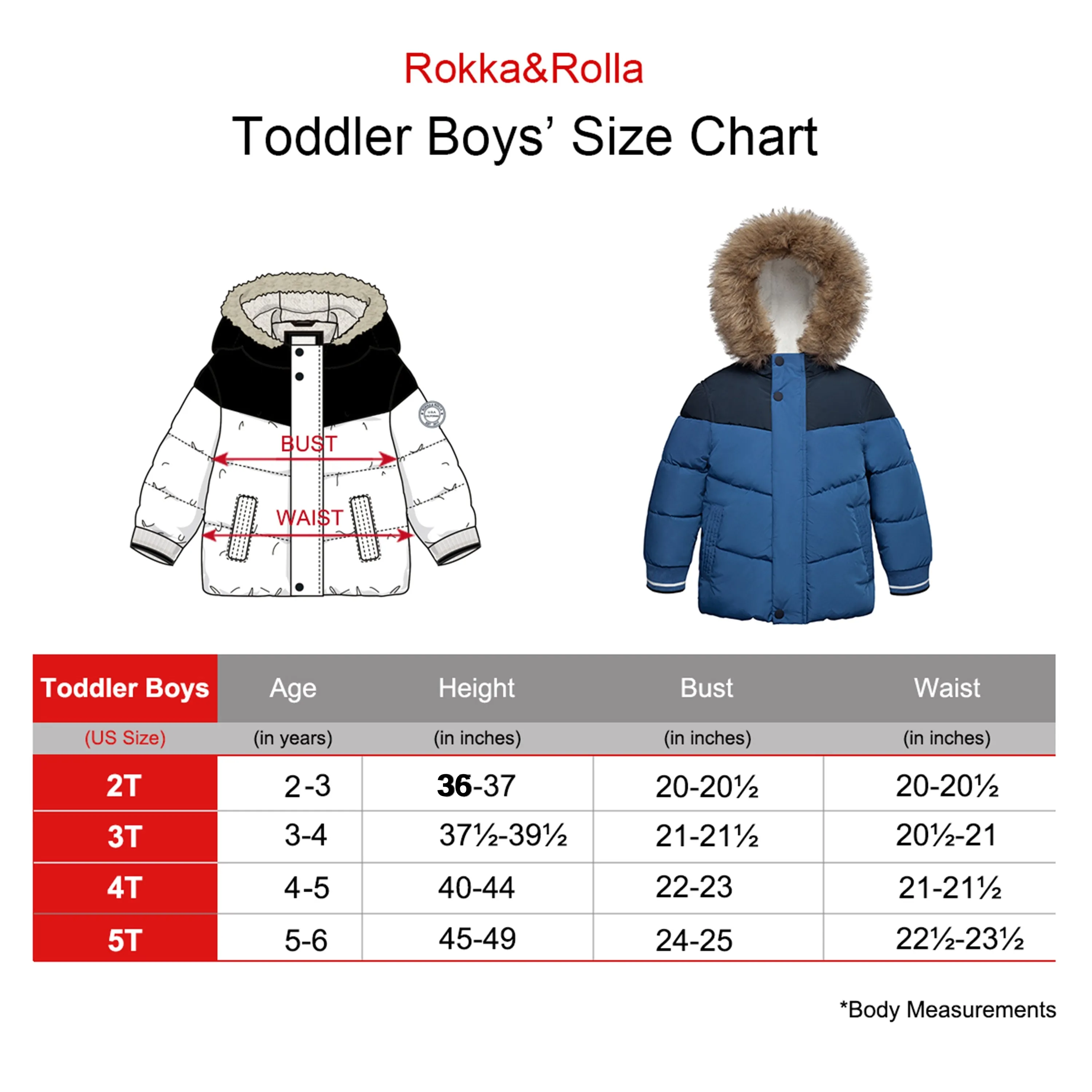 Toddler Boys' Heavy Coat