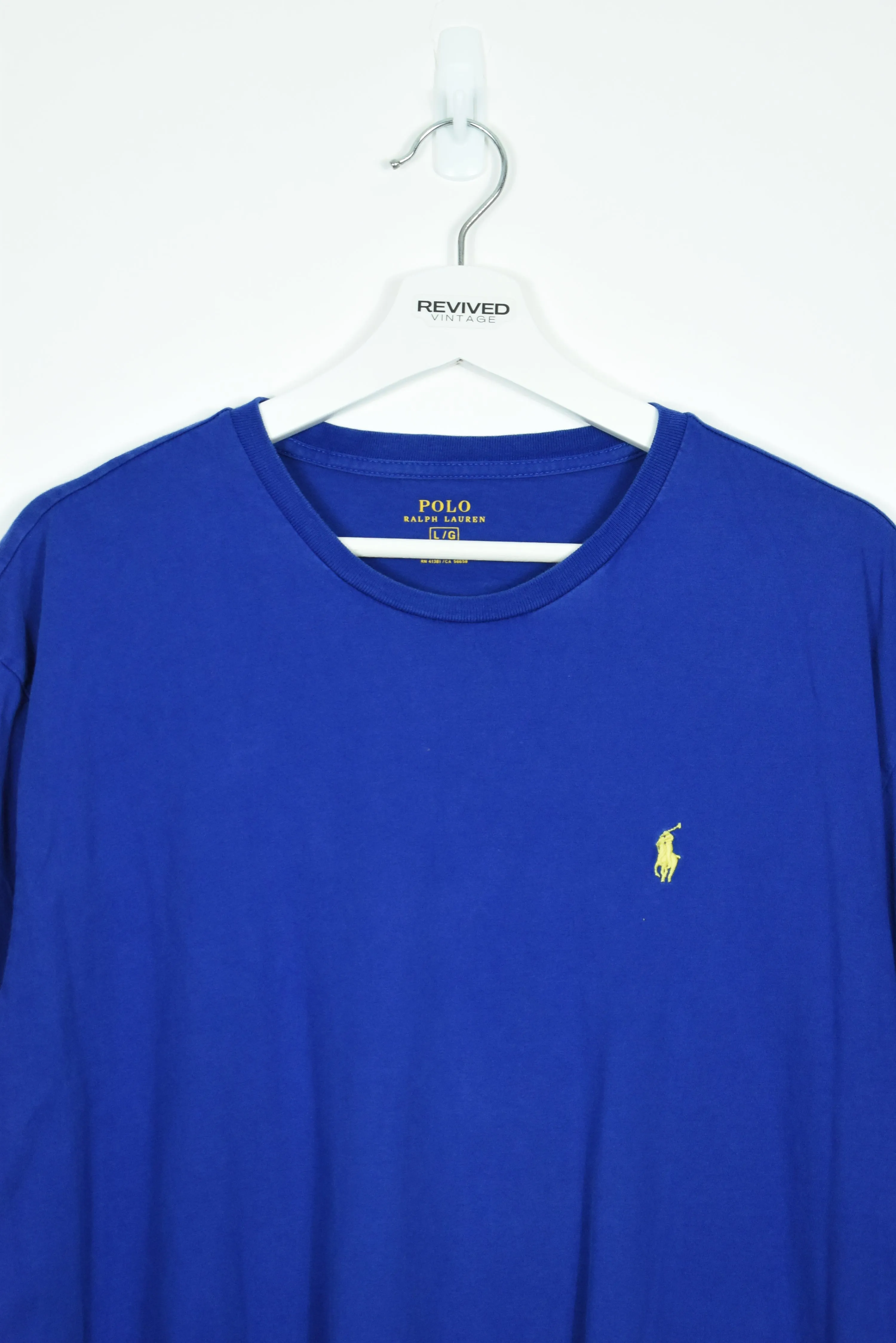 Vintage Ralph Lauren Polo Navy T Shirt Large