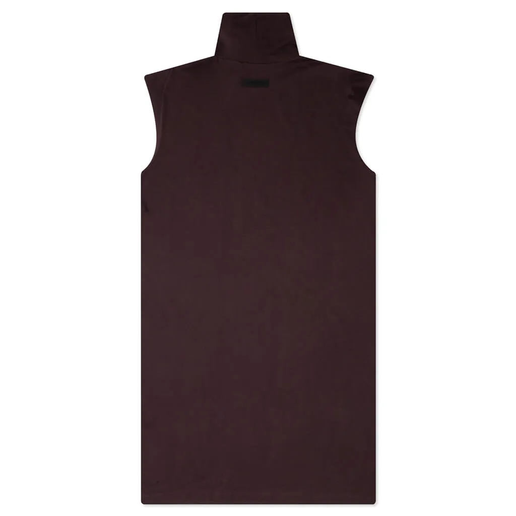 Women's Sleeveless Dress - Plum